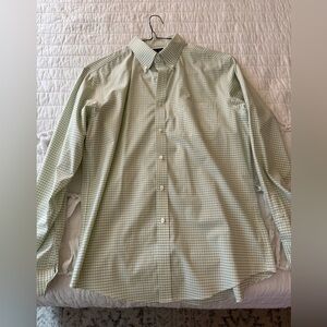 Green Checkered Dress Shirt